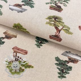 Tissu déco Linenlook premium Bonsai