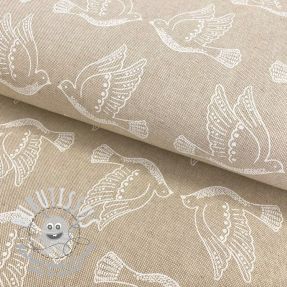 Tissu déco Linenlook Peace dove iconic