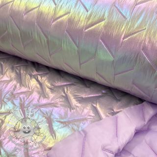 Tissu matelassé Stepped foil light lilac