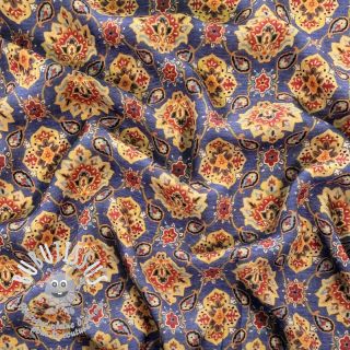 Viscose RADIANCE Paisley multicolor digital print