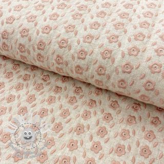 Viscose lin embroidery Michaela rose