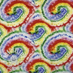 Viscose Retro fun design C digital print