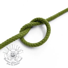 Cordon coton 5 mm olive green