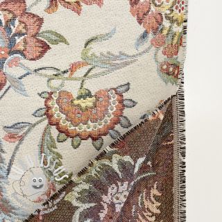 Tissu déco GOBELIN Indian rose tapestry