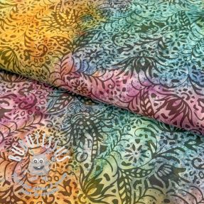 Tissu coton UNIQUE BATIK design C apricot