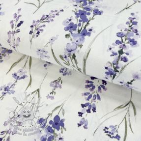 Tissu déco premium Watercolour lavender field