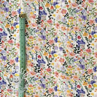 Viscose RADIANCE Tiny meadow digital print