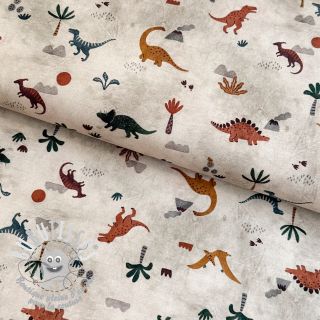 Jersey Dinos taupe digital print