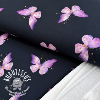 Sweat Butterflies wing navy digital print