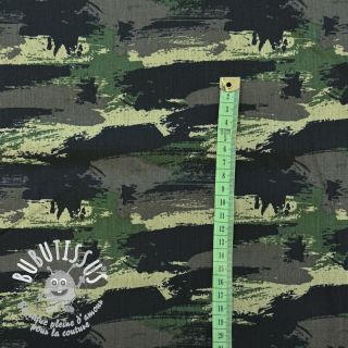 Tissu coton Graffiti camouflage army