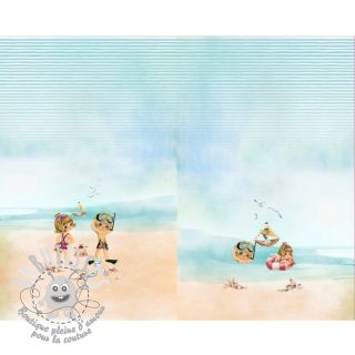 Jersey Beach time PANEL digital print 2nd class