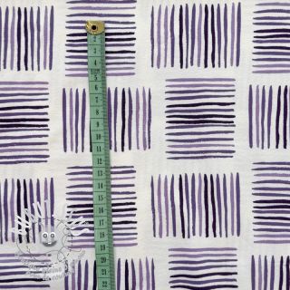 Jersey Square Stripes Snoozy violet