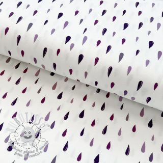 Jersey Rain drops Snoozy violet