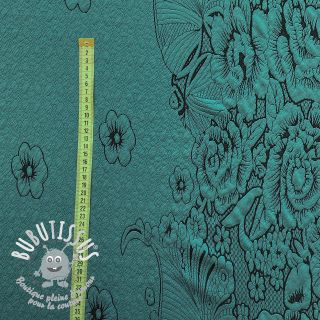 Jacquard BORDER Ciclon old green