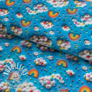 Tissu coton Rainbow design A digital print