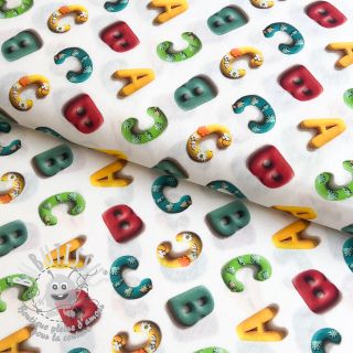 Tissu coton Dino baby design D digital print