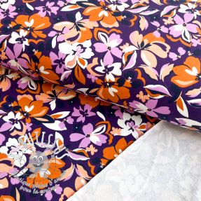 Sweat Bright flowers design purple ochre