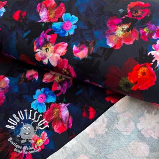 Sweat Wild rose navy digital print