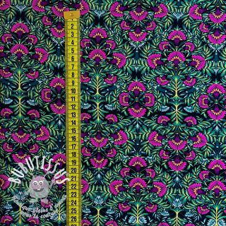 Viscose RADIANCE Jungle kaleido digital print