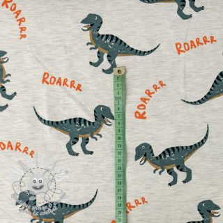 Jersey Dinosaurs ecru melange