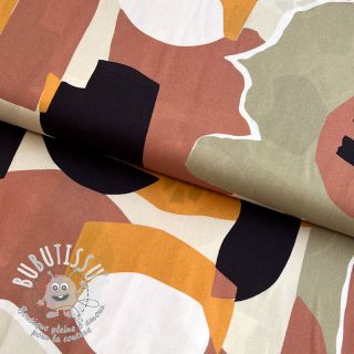 Viscose ECOVERO Abstract brown