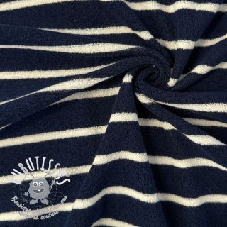 Éponge YARN DYED Stripe BIG dark blue