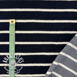 Éponge YARN DYED Stripe BIG dark blue