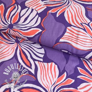 Viscose ECOVERO Florals lavender digital print