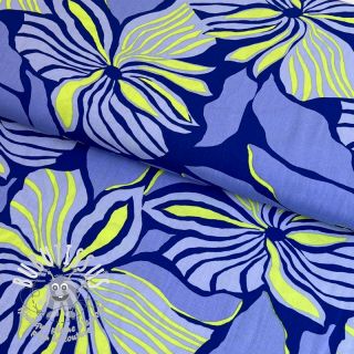 ECOVERO Florals cobalt digital print