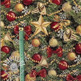 Tissu déco GOBELIN PREMIUM Happy Holiday Deco