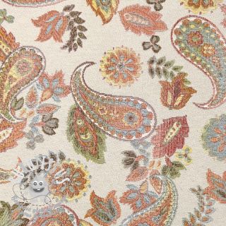 Tissu déco GOBELIN Indian Paisley Tapestry