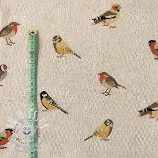 Tissu déco Linenlook Tiny Garden Birds