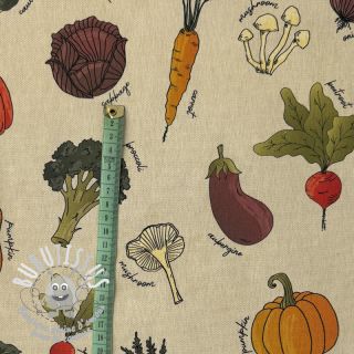 Tissu déco Veggie Harvest Garden digital print