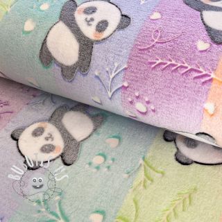 Polaire bien-etre Glow in the dark Panda and friends design D