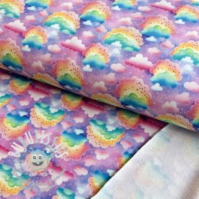 Sweat Rainbow Clouds digital print