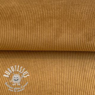 Tissu velours cotelé 6W STRETCH mustard