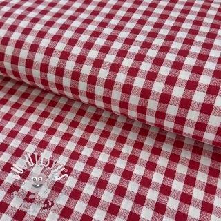 Tissu coton Brigitte rouge