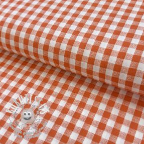 Tissu coton Brigitte orange