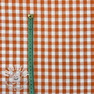 Tissu coton Brigitte orange