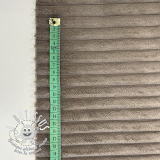 Tissu velours cotelé HANNIBAL taupe