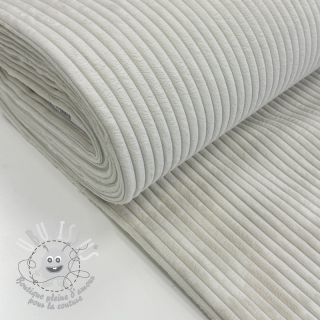 Tissu velours cotelé FUTE ecru