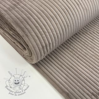 Tissu velours cotelé FUTE taupe