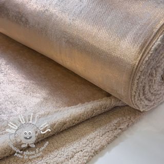 Tissu de manteau GLAMOROUS TEDDY LAMMY bronze