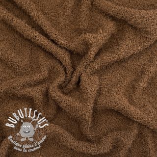 Tissu tricot Paris bouclé brown