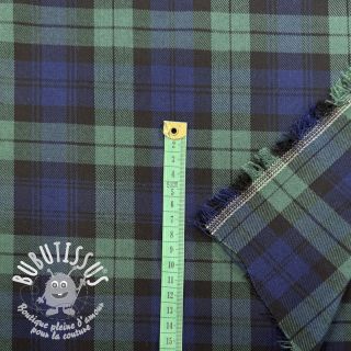 Tartan check black/blue/green