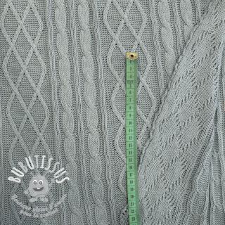 Tissu tricot Jacquard CHAIN mint