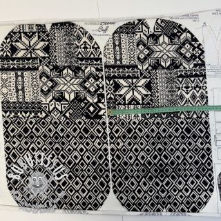 Sweat Winter knit PANEL SET FOR ADULTS digital print