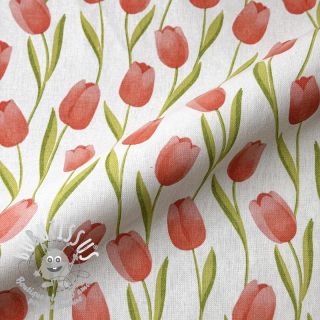 Tissu déco premium Hand Drawn Tulip