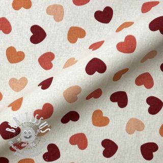 Tissu déco premium Heart Sprinkle Love