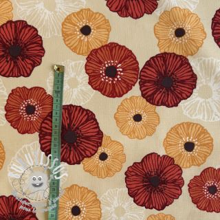 Tissu déco premium Poppy Flower Joy